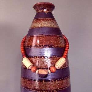 Wood Bead Necklace